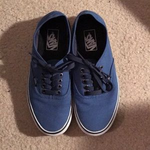 blue authentic vans